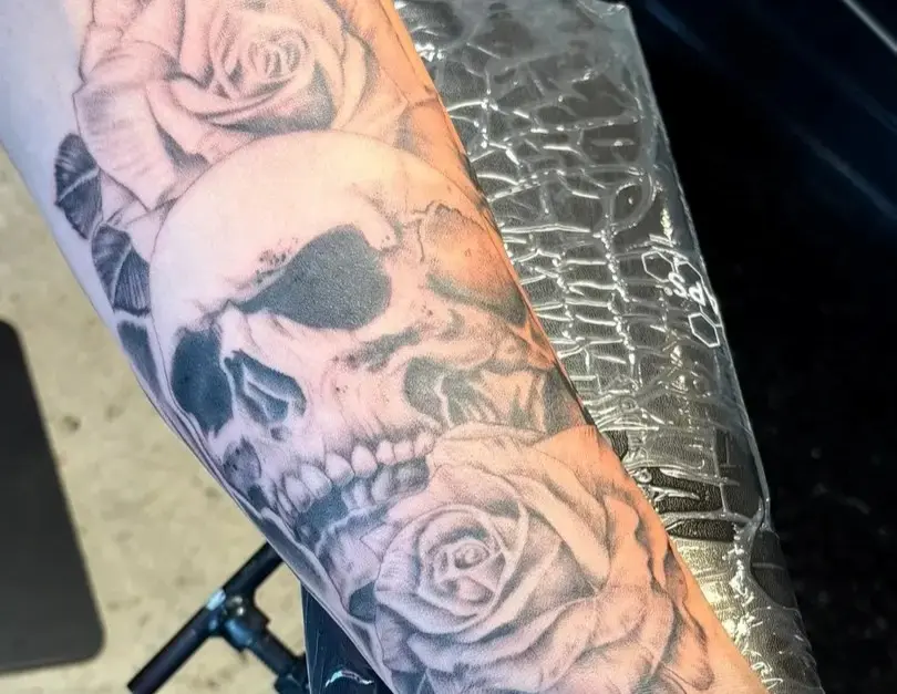 Fine Line Moon Phases Ribcage Tattoo | Celestial Vertical Blackwork